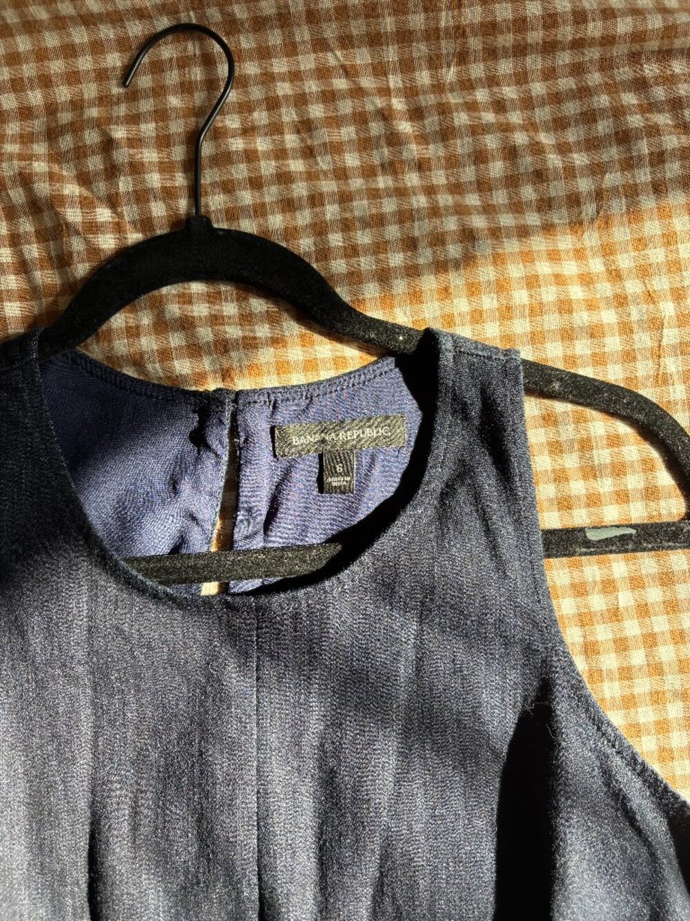 BANANA REPUBLIC Tiered Denim Dress (Size 6)